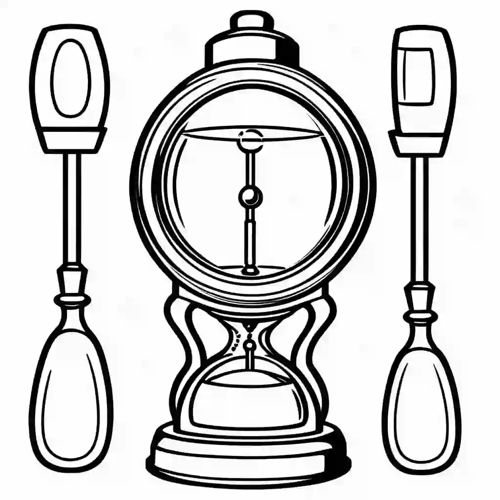 Egg timer coloring pages